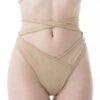 Poledancerka Cross Wrap Shorts - Nude 01 -Rad Store 01 3
