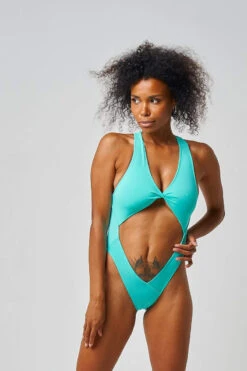 Rad Store 22 Shark Polewear Benita Bodysuit - Aqua