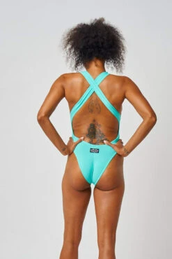Shark Polewear Benita Bodysuit - Aqua 15 Shark Polewear Benita Bodysuit - Aqua -Rad Store 12.07.20 02524
