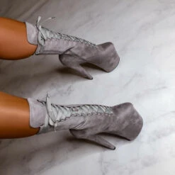 Hella Heels High BabyDoll 8inch Boots - Light Grey 7 Hella Heels High BabyDoll 8inch Boots - Light Grey -Rad Store 20 05 13HighBabydolls 8 900x fd730c1e 102b 4d71 94fa 27f51e0bb1de