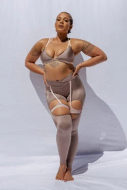 CXIX Confession Garter Leggings - Bronzed 10 CXIX Confession Garter Leggings - Bronzed -Rad Store 20 09 24CreaturesofXIX 4