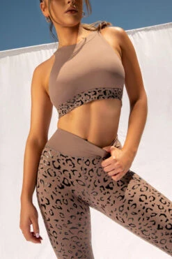 CXIX Gecko Grip Leggings - Dusky Leopard -Rad Store 20 12 10Creatures 86