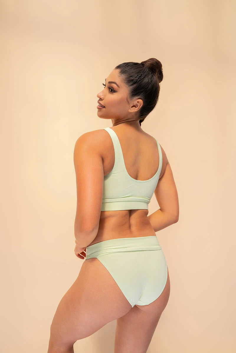 Lunalae Venus Top - Recycled Light Green 7 Lunalae Venus Top - Recycled Light Green - Image 5