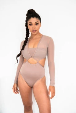 Lunalae Diana Bodysuit - Recycled Mocha 19 Lunalae Diana Bodysuit - Recycled Mocha -Rad Store 2021101 LunaLae4609