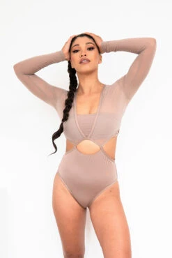 Lunalae Diana Bodysuit - Recycled Mocha 17 Lunalae Diana Bodysuit - Recycled Mocha -Rad Store 2021101 LunaLae4615