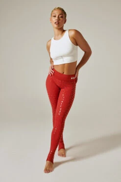 CXIX Gecko Grip Leggings - Red Rust -Rad Store 21 05 24CreaturesofXIX12725 edit 1