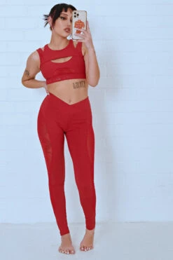 CXIX Baddie Leggings - Chilli 10 CXIX Baddie Leggings - Chilli -Rad Store 22 10 06CXIX74391