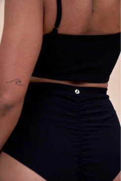 Lunalae High Waist Shorts - Ribbed Black -Rad Store 221011 LunaLae 01 0053