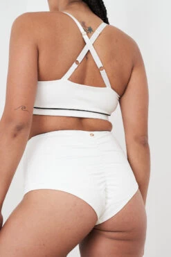 Lunalae Missy High Waist Bottoms - Recycled White -Rad Store 221011 LunaLae 54 2097