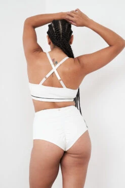 Lunalae Missy High Waist Bottoms - Recycled White -Rad Store 221011 LunaLae 54 2099