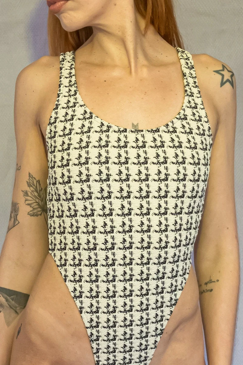 Rolling Cinque Tweed Bodysuit 4 Rolling Cinque Tweed Bodysuit - Image 2