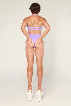 CXIX Dollhaus Halter Bodysuit - Purple -Rad Store 23 01 03CXIX 11611