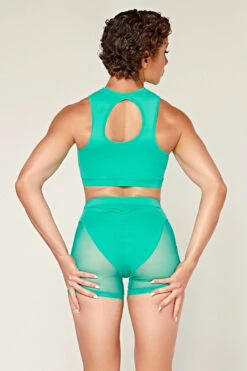 CXIX Dollhaus Mesh Biker Shorts - Aqua 9 CXIX Dollhaus Mesh Biker Shorts - Aqua -Rad Store 23 01 03CXIX 12221