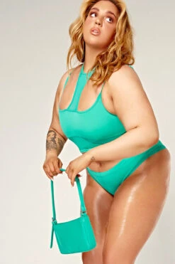 CXIX Dollhaus Choker Top - Aqua -Rad Store 23 01 03CXIX 15541