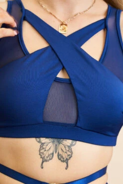 Lunalae Katherine Cross Over Top - Recycled Navy 10 Lunalae Katherine Cross Over Top - Recycled Navy -Rad Store 230329 LUNALAE 27 1051