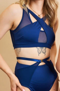 Lunalae Katherine Cross Over Top - Recycled Navy 12 Lunalae Katherine Cross Over Top - Recycled Navy -Rad Store 230329 LUNALAE 28 1064