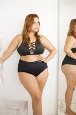 Lunalae High Waist Shorts - Black -Rad Store 6R7A8483 1