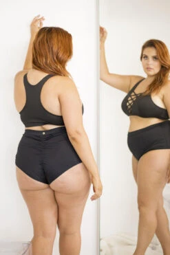 Lunalae High Waist Shorts - Black -Rad Store 6R7A8499 1