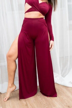 Lunalae Aster Pants - Wine -Rad Store 7