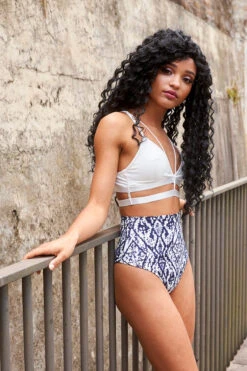 Lunalae Bella Top - White -Rad Store BellaTop IkatHL2