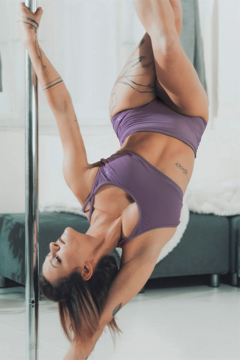 Dragonfly Betty High-Waisted Shorts - Lilac 3 Dragonfly Betty High-Waisted Shorts - Lilac