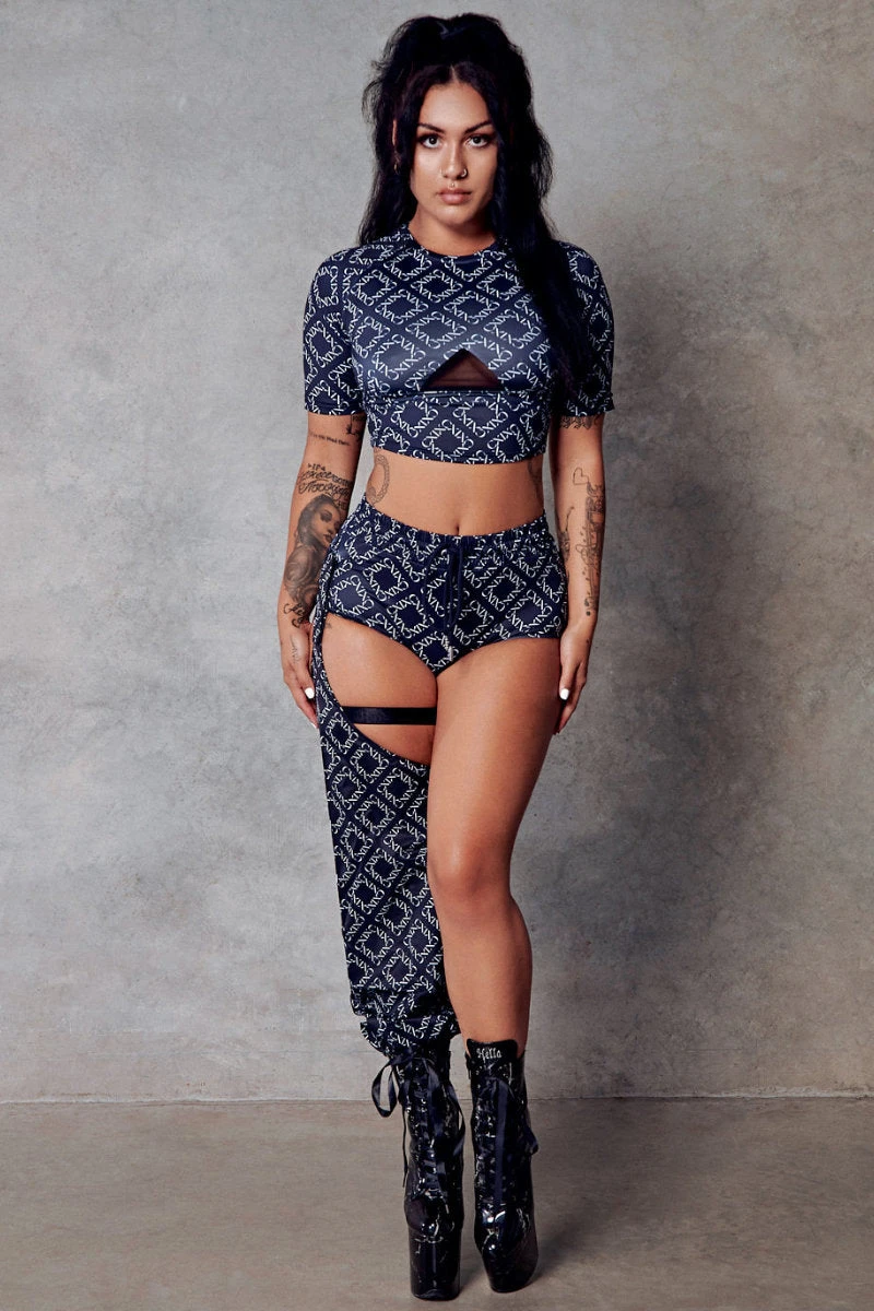 CXIX 119 Chaps - Black Print 12 CXIX 119 Chaps - Black Print - Image 10