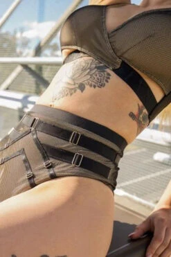 Tatiana Activewear Yuki Top - Black Mesh 18 Tatiana Activewear Yuki Top - Black Mesh -Rad Store Bondage Pole Wear Outfit by Tatiana Active 28a4ce7a c41f 4ff7 a2e1 7dd8d748a677