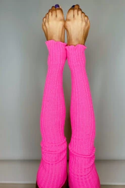 Thigh High Legwarmers - Neon Pink 8 Thigh High Legwarmers - Neon Pink -Rad Store CD131234 C673 4CC1 A662 106B70DF2CAB