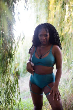 Chantay Polewear Cherryribbon Garter Shorts - Forest 11 Chantay Polewear Cherryribbon Garter Shorts - Forest -Rad Store CherryribbonShorts Forest 25 600x 03df9919 24bb 4f12 be45 e14f92331ac3