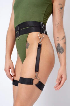 Rolling Lara Bottom Harness - Black -Rad Store Copiade MG 6809