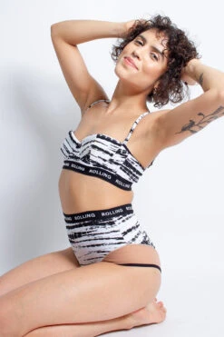 Rolling Alpha High Waisted Hot Pants - Zebra -Rad Store Copiade MG 7168 1