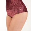 Dragonfly Betty High-Waisted Shorts - Velvet Amaranth -Rad Store DF Velvet Betty shorts amaranth2
