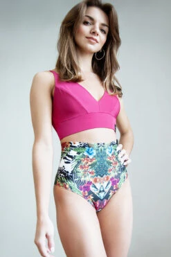 Pole Addict High Waisted Shorts - Jungle -Rad Store DSC 2122 928b1626 1e0f 46fe a58b 9b0df0e8cb4f