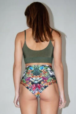 Pole Addict High Waisted Shorts - Jungle -Rad Store DSC 2207 62d6e593 f19b 4495 a59e 79d881f923ef