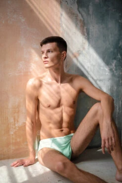 Sway Alton Shorts - Green Aventurine -Rad Store DSC 4060