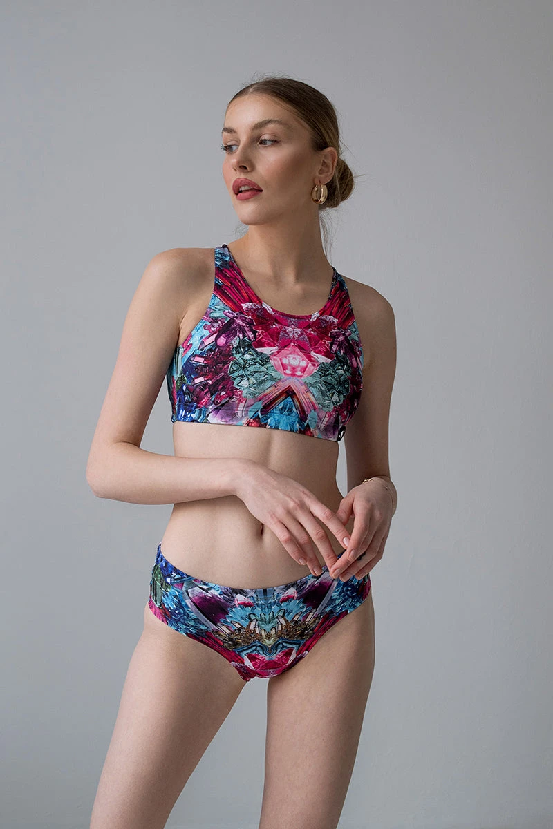 Pole Addict Openback Top - Crystallised 3 Pole Addict Openback Top - Crystallised