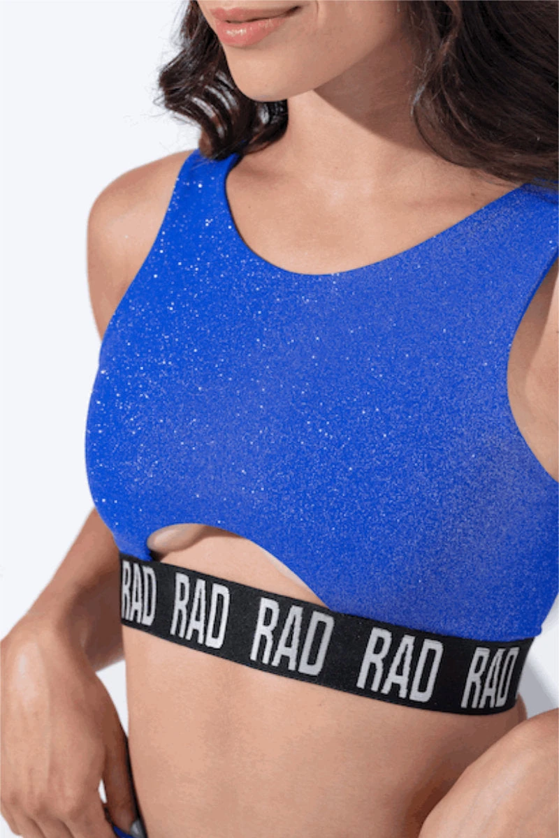 RAD Bahari Top - Blue Glitter 3 RAD Bahari Top - Blue Glitter