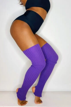 Thigh High Legwarmers - Purple -Rad Store F561EEE9 7BE0 44AA B889 7C589695C442