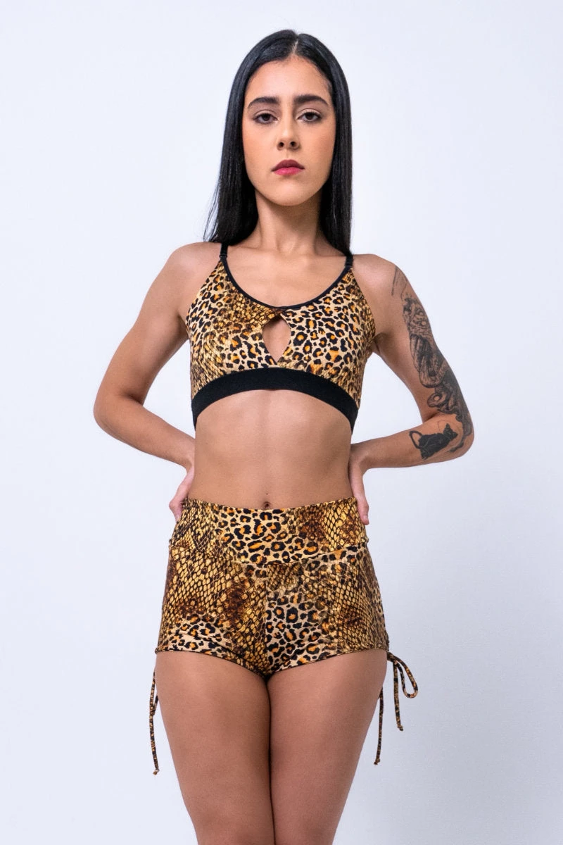 Sorte Full Moon Top - Snake-Leopard 6 Sorte Full Moon Top - Snake-Leopard - Image 4
