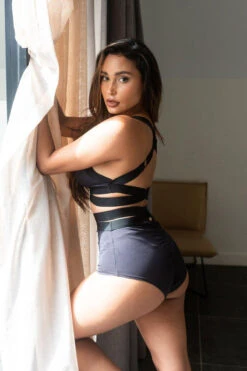 Lunalae Fallon Top - Recycled Black -Rad Store FallonTopRecycled3