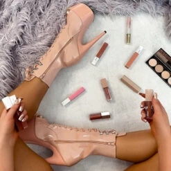 Hella Heels LipKit Open Toe 7inch Boots - Dream On -Rad Store File 002 Edit e24309ca 506e 450c 9a9b 75056c4875d2