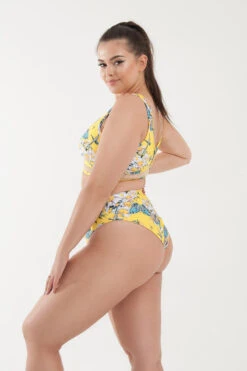 Pole Addict Mona High Leg Bottoms - Floria -Rad Store FloriaLandTop MoanBottoms2