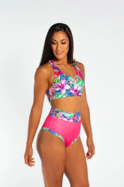 AMBR Designs High Waist Shorts - Aloha -Rad Store IMG 0448