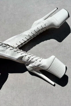 Hella Heels Ghosted Knee High Boots - 8inch 8 Hella Heels Ghosted Knee High Boots - 8inch -Rad Store IMG 0562