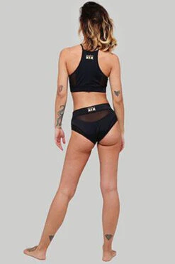 CXIX I S I S Halter Top - Black With Black Mesh 9 CXIX I S I S Halter Top - Black With Black Mesh -Rad Store IMG 4167