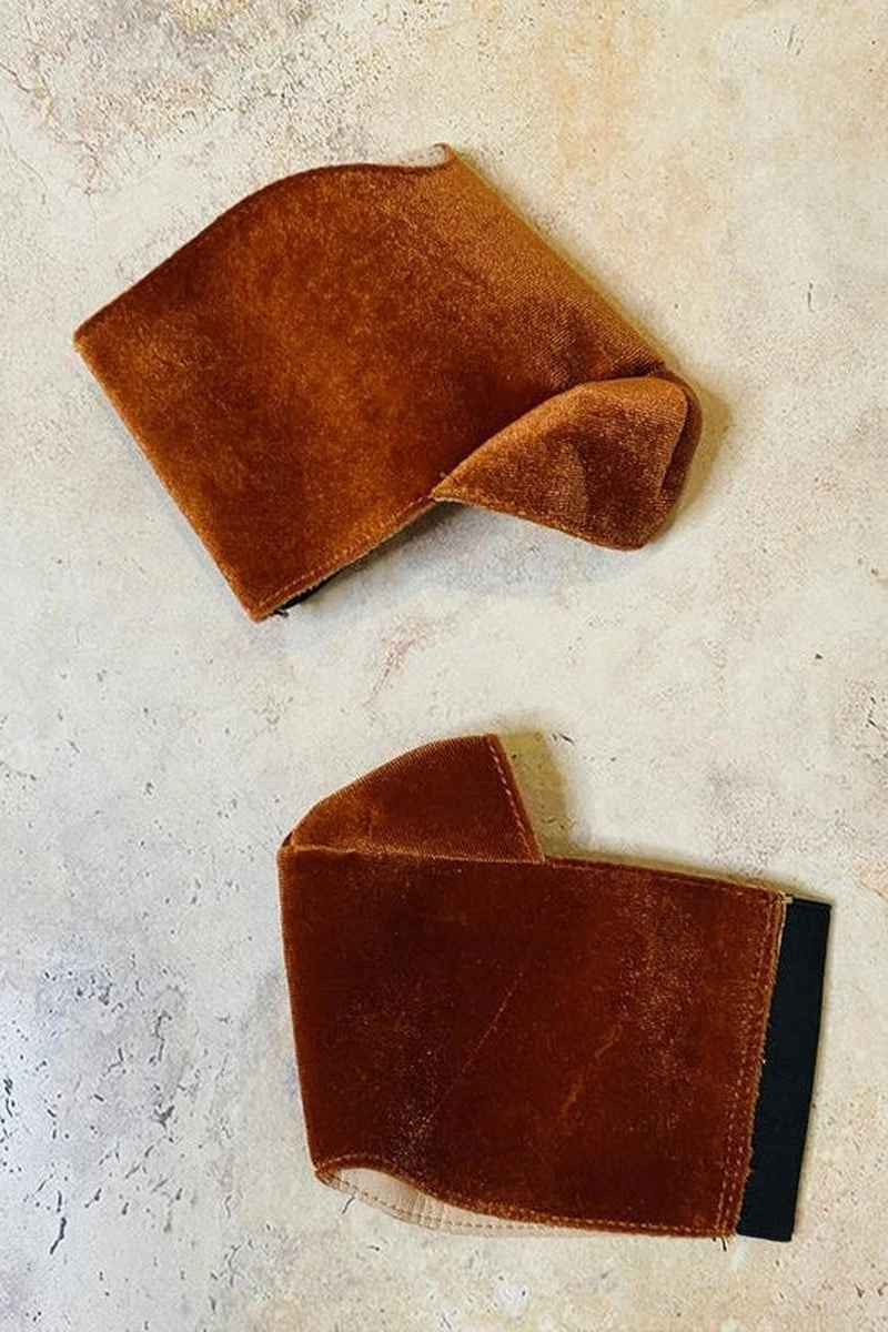 Hella Heels Classique Velvet Shoe Protector - Brandy 3 Hella Heels Classique Velvet Shoe Protector - Brandy