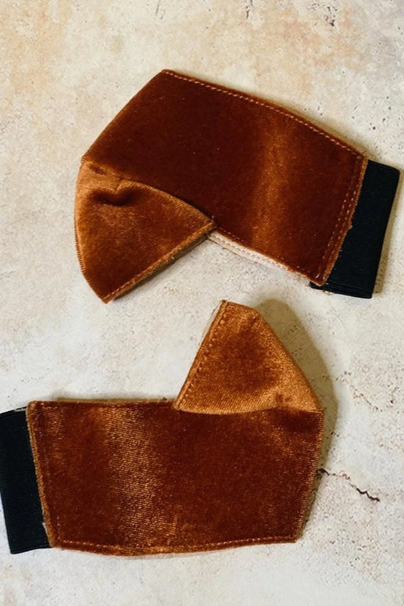 Hella Heels Classique Velvet Shoe Protector - Brandy 5 Hella Heels Classique Velvet Shoe Protector - Brandy - Image 3