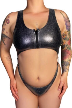 Rad Store 24 Cleo The Hurricane MonoKini - Chrome