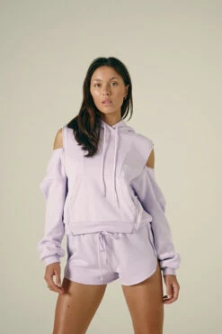 CXIX Droptop Zip Hoodie - Lilac 12 CXIX Droptop Zip Hoodie - Lilac -Rad Store Lilac Zip Jumper Baddies Loungewear Creatures of XIX 2