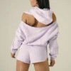 CXIX Droptop Zip Hoodie - Lilac -Rad Store Lilac Zip Jumper Baddies Loungewear Creatures of XIX 3